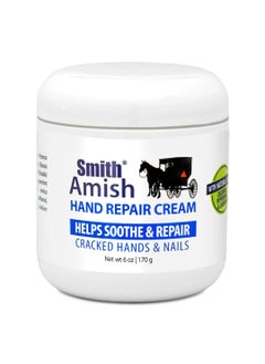 Smith Amish 6oz Hand Repair Cream  Moisturizing Formula with Glycerin Lavender Calendula  Soothes Revitalizes and Nourishes Dry Rough Hands  Ultimate Hydration and Repair Solution 