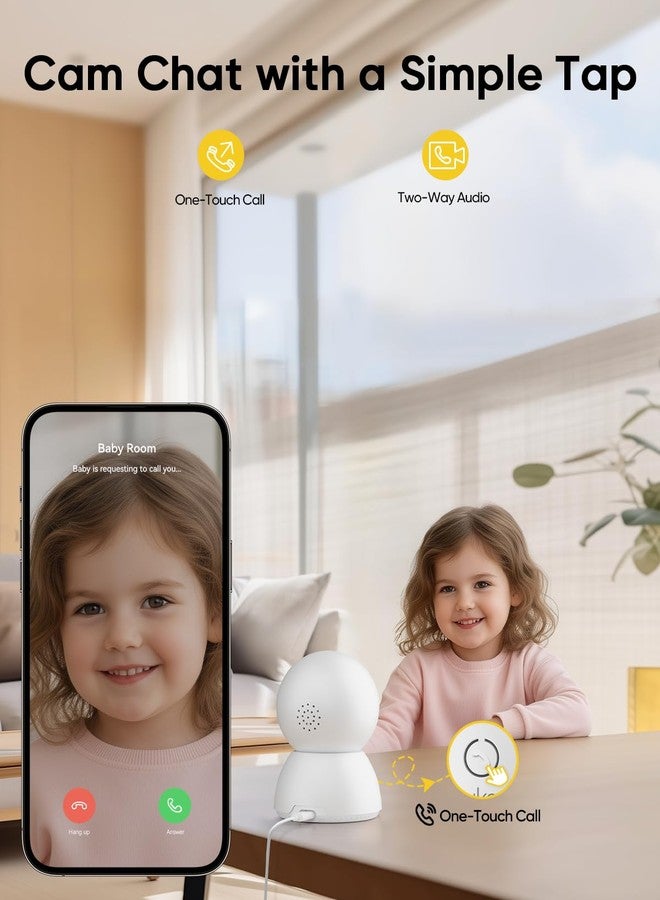 BoyKeep 2K Cameras for Home Security, 2-Pack Indoor Camera with Night Vision, Pet Camera Indoor with Phone App, Motion Detection, 2-Way Audio, Cloud/SD Card Storage, Compatible with Alexa - Image 5