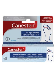 Canesten Antifungal 1% Topical Cream Cures Athlete’s Foot 15 g 