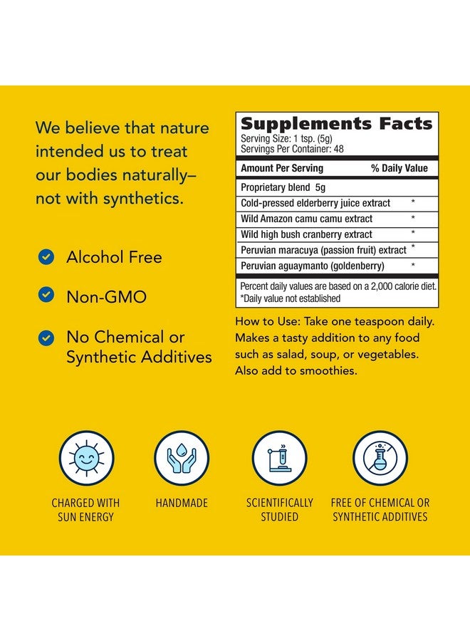 NORTH AMERICAN HERB & SPICE ElderClenz - 8 fl oz - Non-GMO, Gluten Free - 48 Servings - Image 4