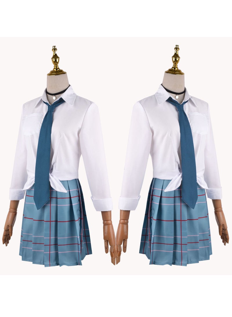 My Dress Up Darling Kitagawa Marin Cosplay Costume Anime Outfit Shirt Japanese School Uniform Dress  - Image 2