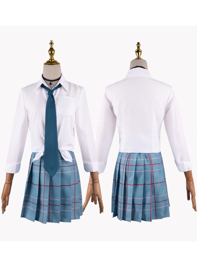 My Dress Up Darling Kitagawa Marin Cosplay Costume Anime Outfit Shirt Japanese School Uniform Dress  - Image 3