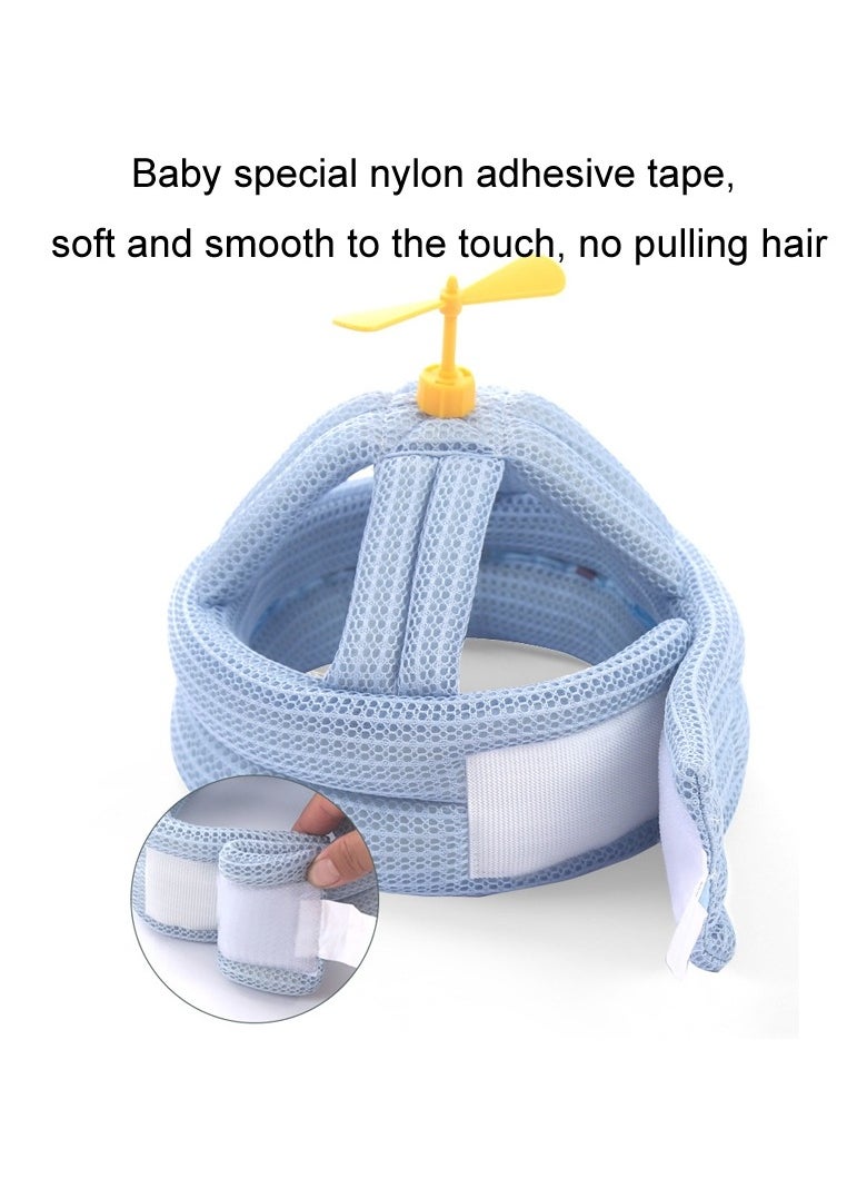 Bebiland - Baby Head Protector for Crawling Walking Running Infant Safety, No Bumps and Soft Cushion Baby Helmet Suitable for Children Learning to Walk, Blue - Image 1