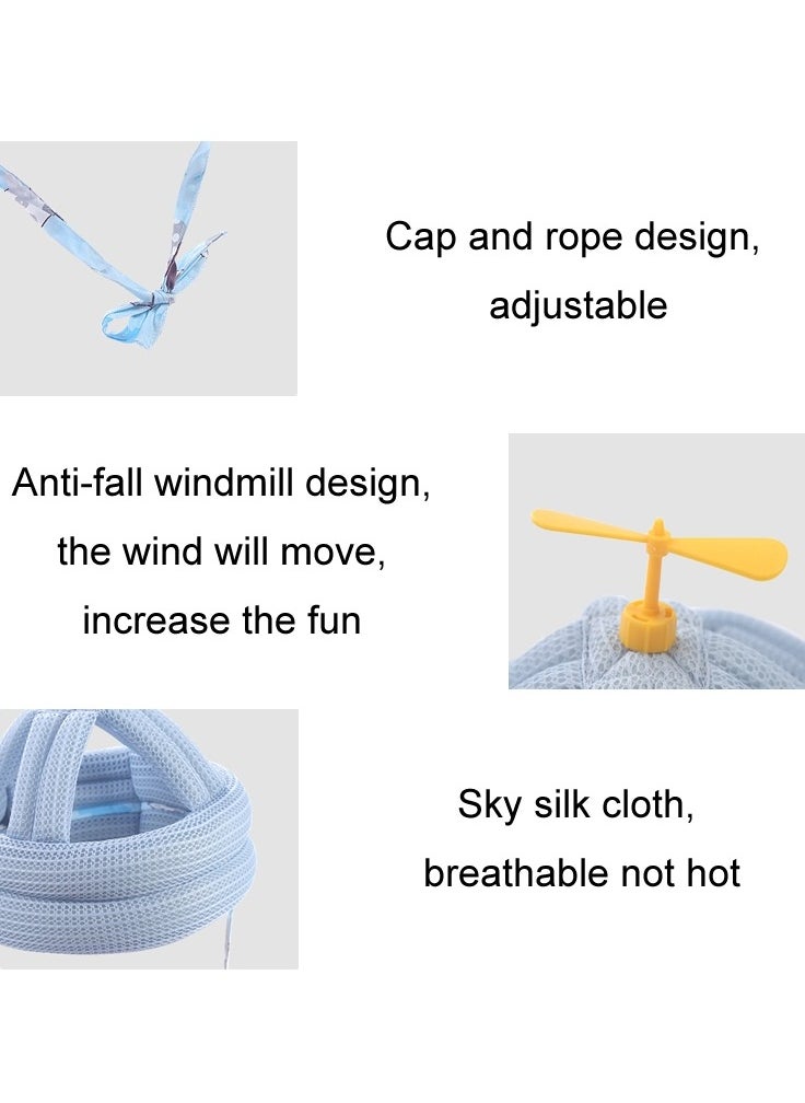 Bebiland - Baby Head Protector for Crawling Walking Running Infant Safety, No Bumps and Soft Cushion Baby Helmet Suitable for Children Learning to Walk, Blue - Image 1