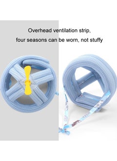 Bebiland Baby Head Protector for Crawling Walking Running Infant Safety, No Bumps and Soft Cushion Baby Helmet Suitable for Children Learning to Walk, Blue  - Image 4
