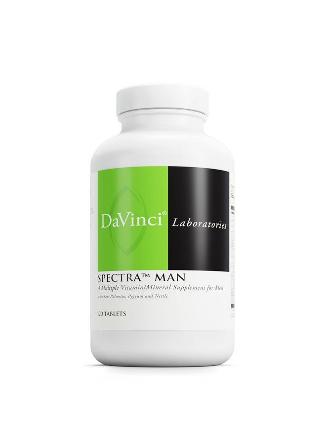 DAVINCI Labs Spectra Man - Dietary Supplement to Support Immune System Function and Men's Unique Needs - with Vitamins, Minerals, Amino Acids, Herbs, Digestive Enzymes and Fatty Acids - 120 Tablets - Image 1