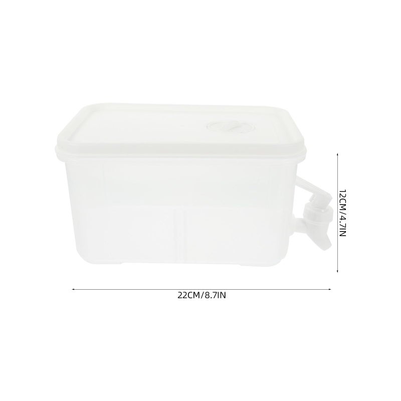Leak Proof 3.5L Desktop Beverage Dispenser with Tap for Refrigerator Party Outdoor Serving - Image 3
