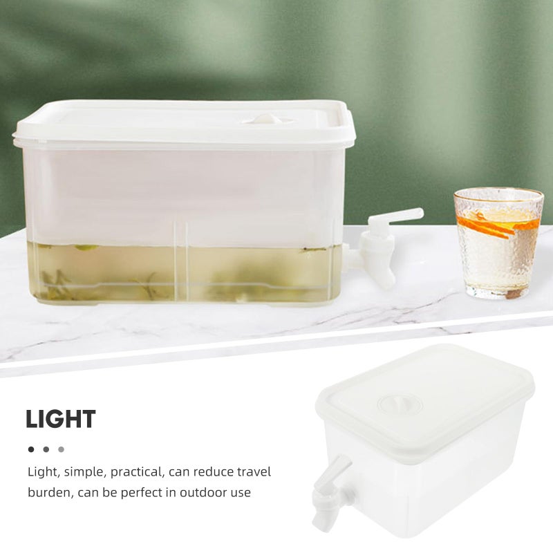 Leak Proof 3.5L Desktop Beverage Dispenser with Tap for Refrigerator Party Outdoor Serving - Image 4