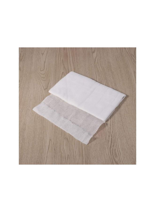 silvercnc Butter Muslin Fine Reusable Cheese Cloths Cheese Making Cloth Unbleached Muslin Cloth for Cheese Making Kitchen Home ( 3YDS )