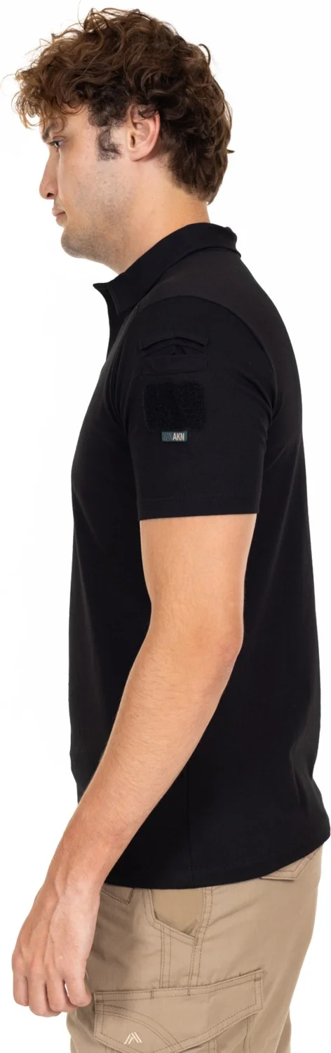 اكينجيلار اوت دور Akincilar Outdoor 708 Short Sleeve Polo Collar Tactical T-Shirt - Black