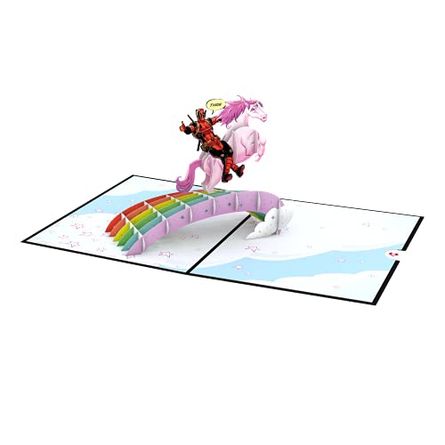 Lovepop Pop-Up Marvel Card - Birthday 3D Deadpool Greeting Card for Boys, Men, Son, Brother - 5" x 7" Card - Note Card & Envelope Included - Image 4
