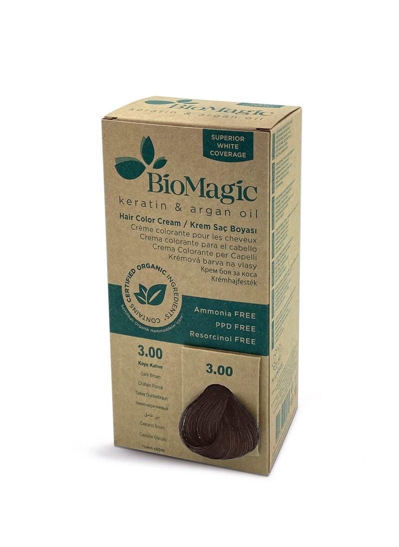 BIOMAGIC Biomagic Hair Color C K 3/00 Dark Brown 
