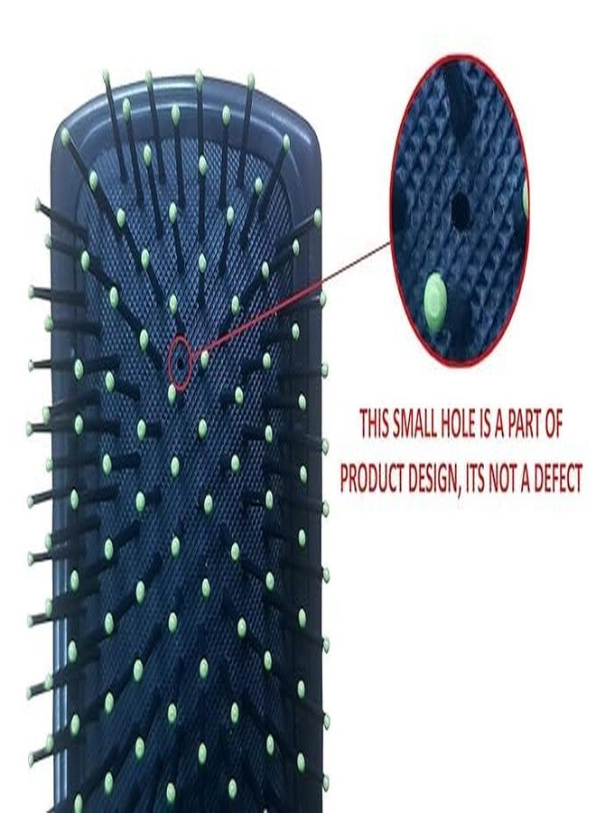 MKSL ® Hair Styling Combo Pack - 10 PCS Brush + Paddle Brush + B.R Comb, Empathetic , Hair Brush Comb for Wet, Dry, Curly and Straight Hair (Black) for Women & Men : Ideal for all hair types, this hair comb set includes a paddle hair brush , a roller comb , and a tail comb for hair styling, - Image 3