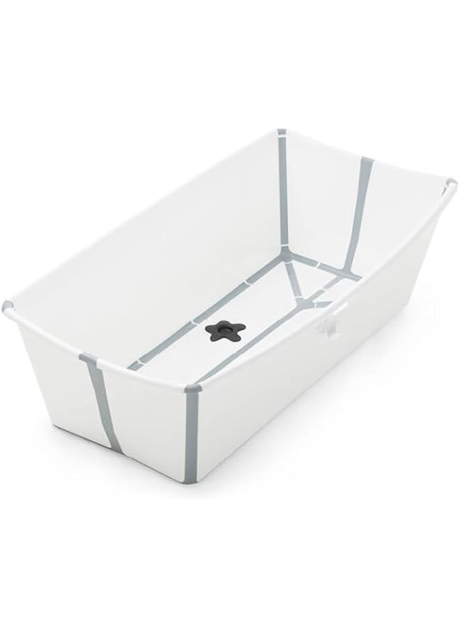 إيروريكس حوض استحمام Flexi Bath X Large أبيض واسع قابل للطي للأطفال وخفيف الوزن وسهل التخزين ومريح - Image 1