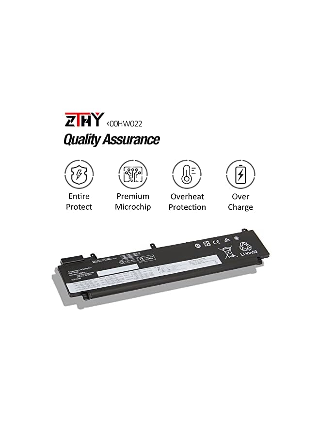 ZTHY 24Wh 00Hw022 Laptop Battery For Lenovo Thinkpad T460S T470S Series 00Hw023 Sb10F46461 00Hw036 Sb10F46474 00Hw037 Sb10F46460 Sb10F46475 11.25V 2090Mah - Image 3