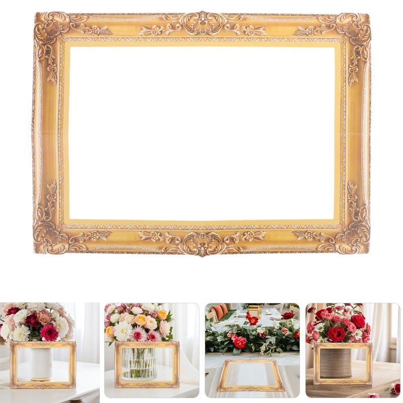 إطارات صور ورقية ذهبية DIY محمولة مكونة من 4 قطع لدعائم تصوير الأعراس - Image 3