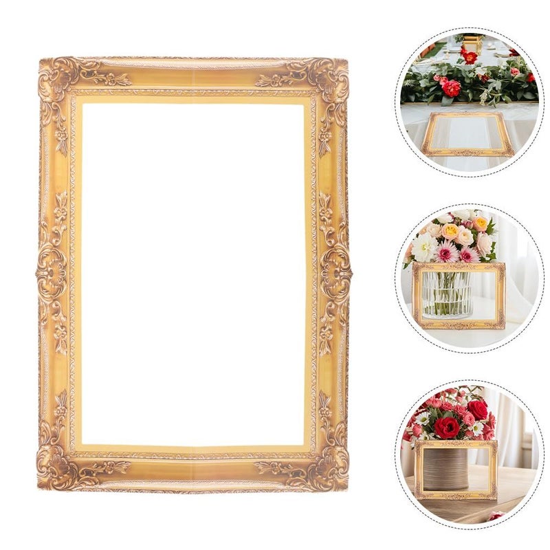 إطارات صور ورقية ذهبية DIY محمولة مكونة من 4 قطع لدعائم تصوير الأعراس - Image 4