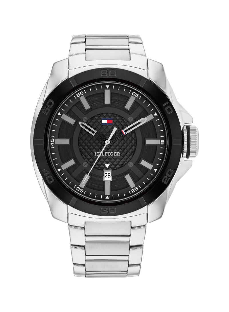 TOMMY HILFIGER Round Analog Men's Black Case Watch - 1792138 - Image 1