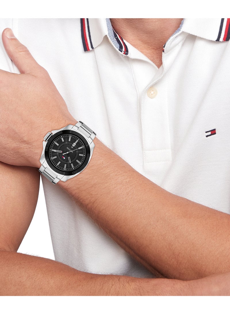 TOMMY HILFIGER Round Analog Men's Black Case Watch - 1792138 - Image 4