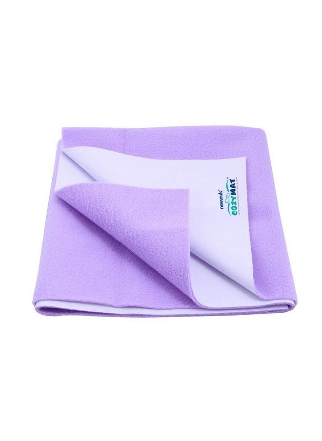 Newnik - Premium Quick Water Resistant Dry Sheet Waterproof Baby Bed Protector Sheet Mattress Protect (Size: 70Cm X 100Cm) Purple Medium - Image 1