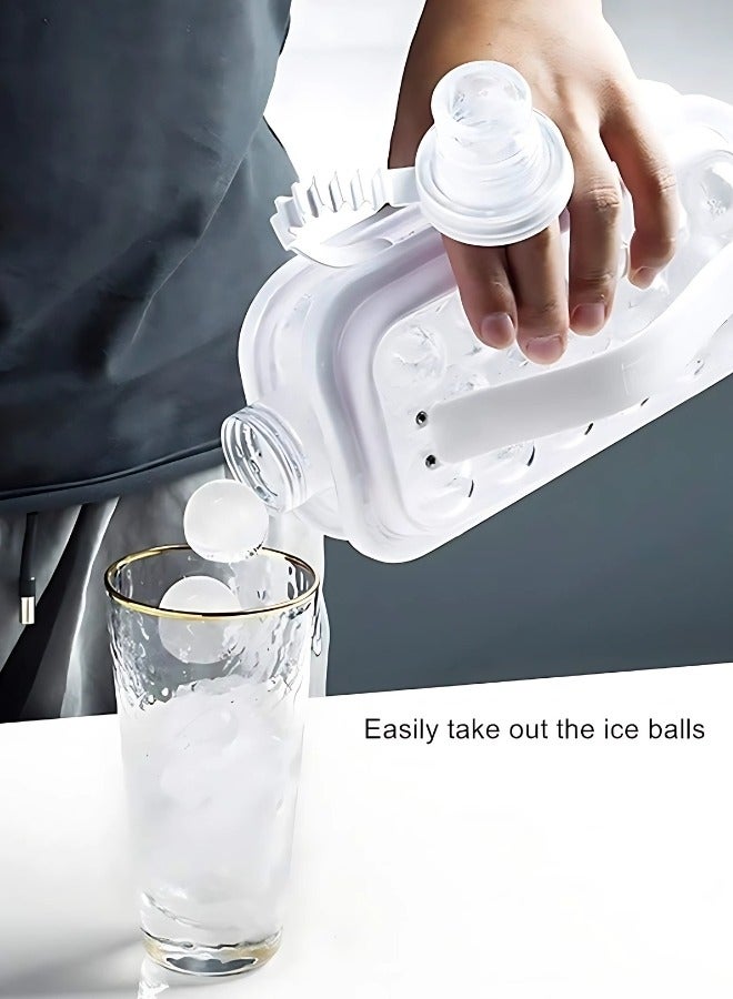 Summer Ice Ball Mold 2-in-1 Ice Cube Maker Water Bottle Ball Making Mould with Leakproof Cap Home Tool Kitchen Tools  - Image 2