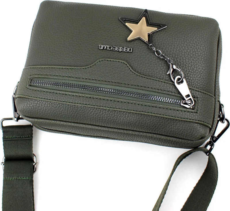 Derise Club Women's Khaki Color Adjustable Shoulder Bag