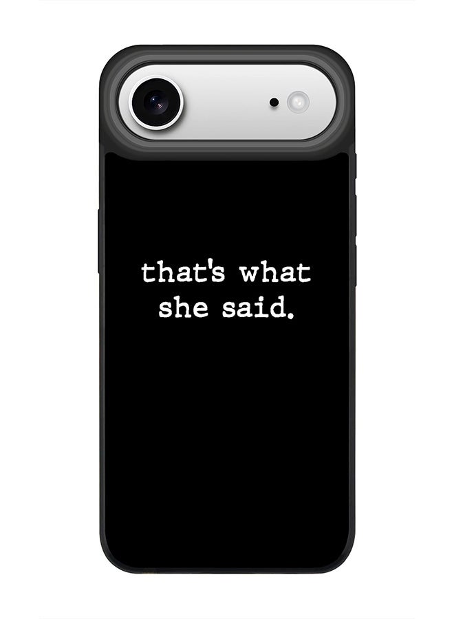 Stylizedd iPhone Air Case, [Compatible with MagSafe] Slim Magnetic cover Phone Case iPhone Air -That’s what she said - Image 1