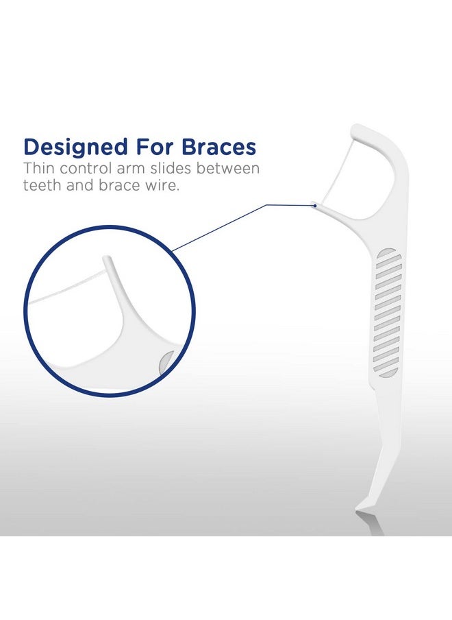 Fremouth Upgraded Orthodontic Flossers For Bracesortho Dental Floss Picks 100 Count (Pack Of 1)  - Image 3