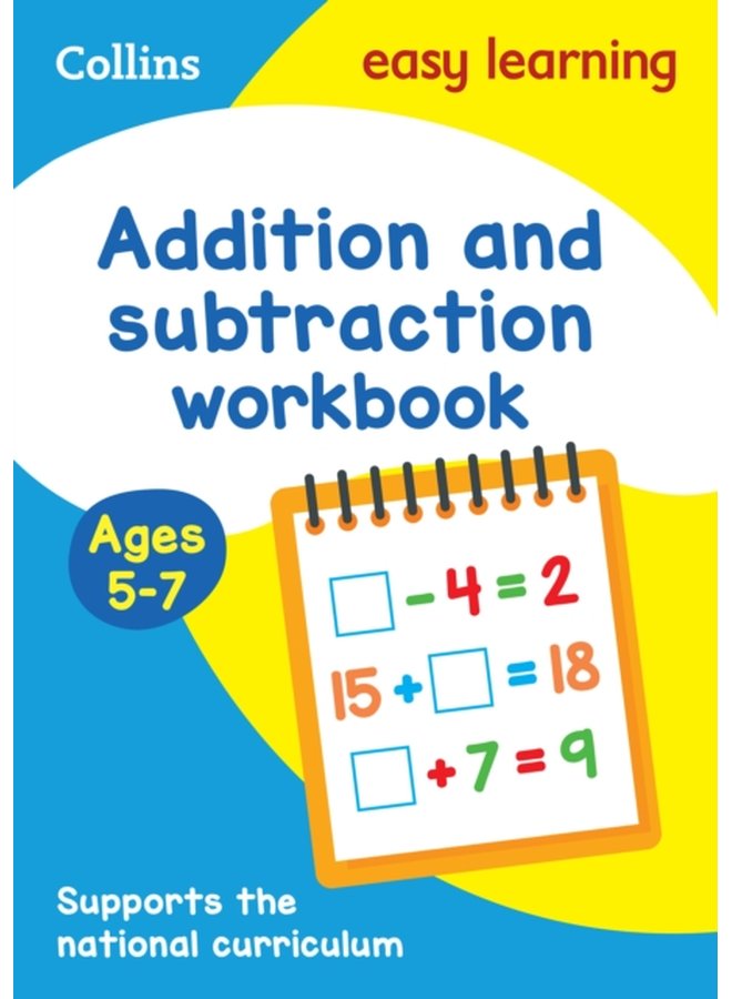 Addition and Subtraction Workbook Ages 5 7 Ideal for Home Learning - Paperback