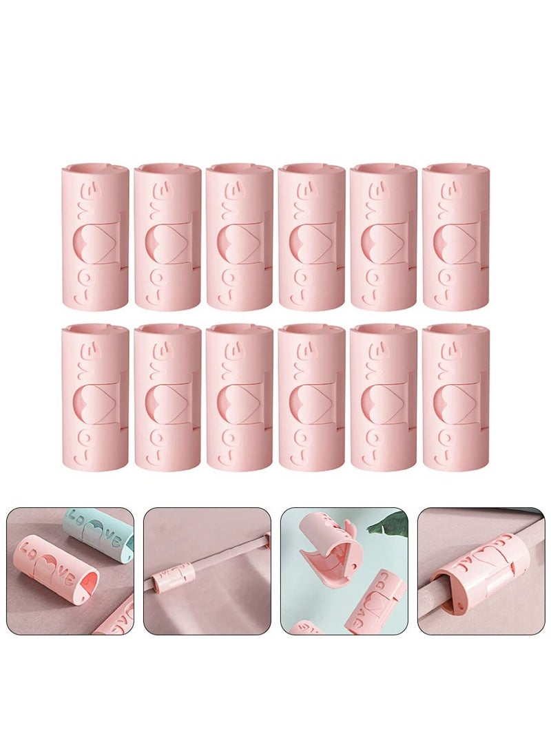 Bed Sheet Clip Bed Sheet Fasteners Holder Non- Slip Elastic Mattress Corner Clips for Full Size Bed 24pcs, White  - Image 5