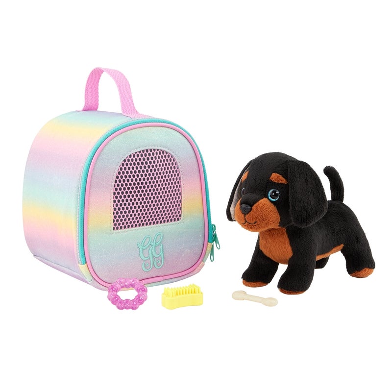 Glitter Girls - Slim Teckel Pet with Pup Carrier Set - GG57220Z - Image 1