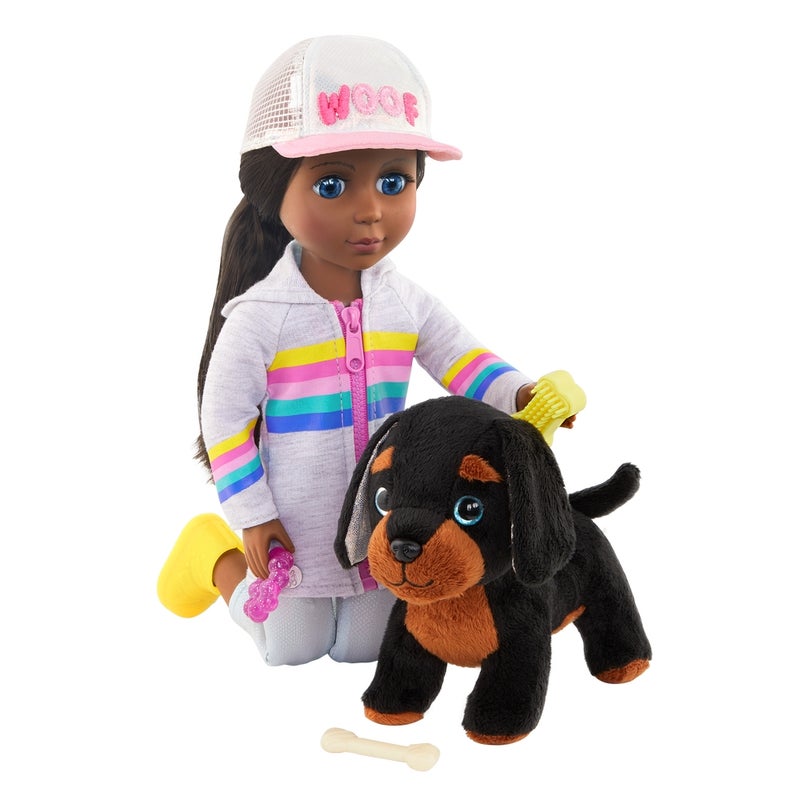 Glitter Girls - Slim Teckel Pet with Pup Carrier Set - GG57220Z - Image 4