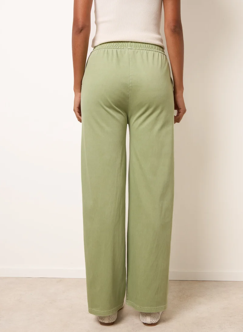 Blue Vanilla Seam Detail Trousers