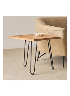Home Box Corwin Live Edge Solid Wood Top End Table 55 x 50 x 55 cm  - Image 2