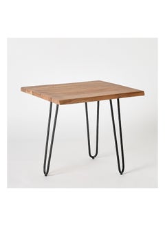 Home Box Corwin Live Edge Solid Wood Top End Table 55 x 50 x 55 cm  - Image 1