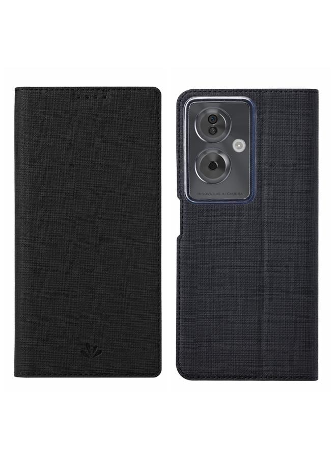 Case For OPPO A79 5G DMX Series Shockproof TPU + PU Leather Magnetic Attraction Horizontal Flip Case