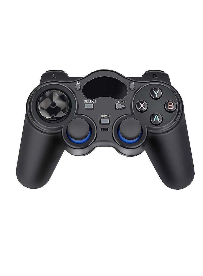 Gamepad, Gaming Controller Gamepad, for PC/Laptop Computer (Windows XP/7/8/10)  PS3  Android  Steam, 12 Function Keys, Support 2 Handles (Black) - Image 1