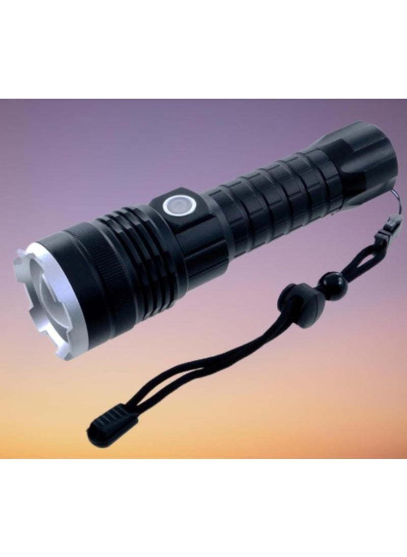 Generic P 90 Super Light Rechargeable Flashlight 90000 High Lumens, High Power Led Flashlight, XHP70.2 Powerful with Zoomable, 5 Modes, IPX7 Waterproof, Flashlight for Camping, Hiking, Emergencies  - Image 4