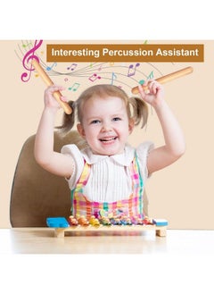 BOAO 20 Pieces Easter Rhythm Sticks For Kids 8 Inch Music Rhythm Sticks With Carry Bag Music Lummi Sticks Classical Wood Claves Musical Percussion Instrument Musical Sticks Classroom Set  - Image 5