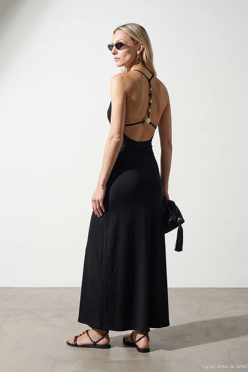 ديلفين DILVIN Viscose Maxi Dress