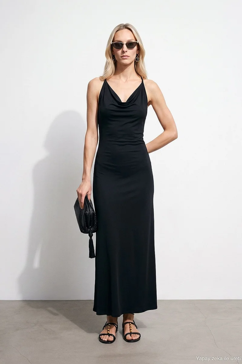 ديلفين DILVIN Viscose Maxi Dress