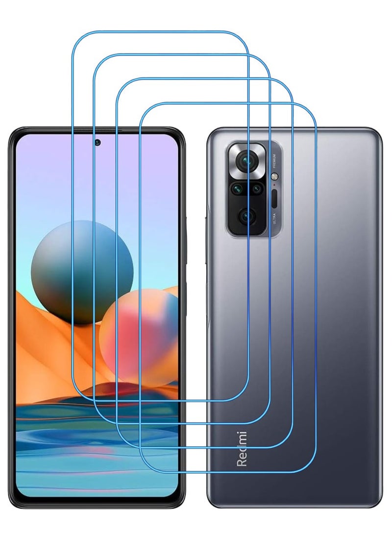ACLIX 4 Pieces Antistatic ESD Dustproof Premium Quality High Definition Clear Tempered Glass Screen Protector Designed For Xiaomi Redmi Note 10 Pro - Image 1