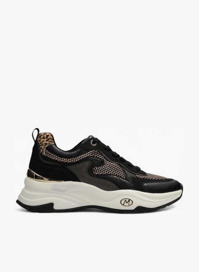 MEXX Panelled Lace-Up Sneakers - Image 1