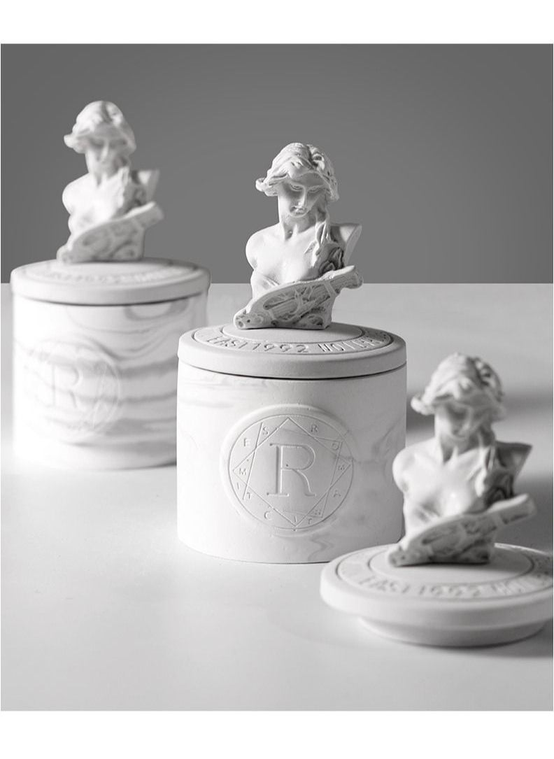 MEI HOME CENTER - Lemon Basil and Citrus Scented Candle With Top Closure and Modern Luxury Look - Image 1