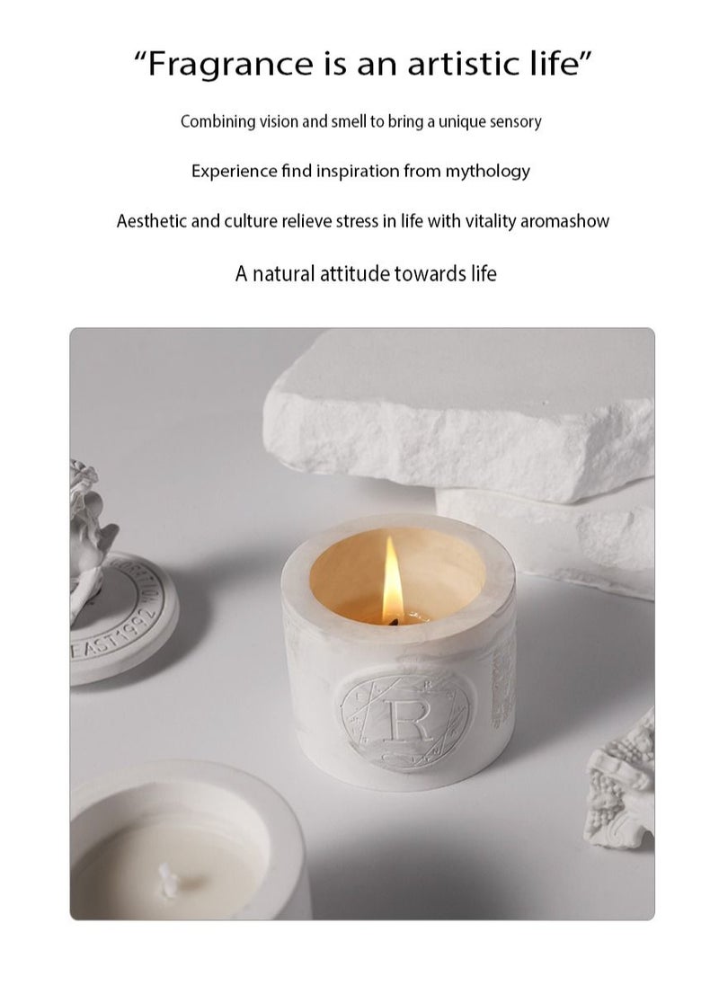 MEI HOME CENTER - Lemon Basil and Citrus Scented Candle With Top Closure and Modern Luxury Look - Image 1