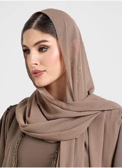 Khizana Abaya With Embellishment & Sheila  - Image 4