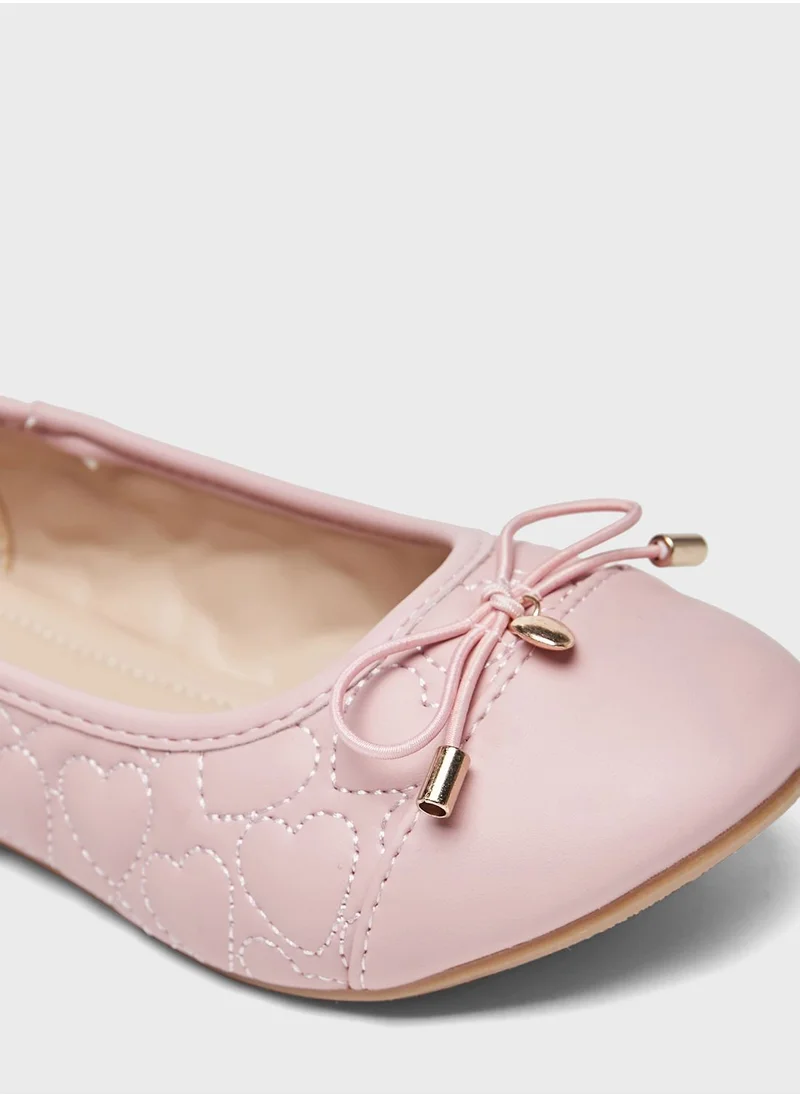 شو اكسبرس Kids Quilted Ballerinas