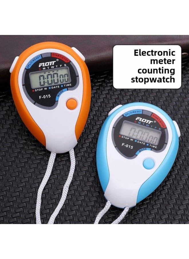 Generic - Electronic Stopwatch Timer Sports Running Competition Track And Field Training Swimming Teacher Referee Neck Movement Stopwatch-Display Accuracy:[three Rows Of 100 Channels] Flott-3100 - Image 1