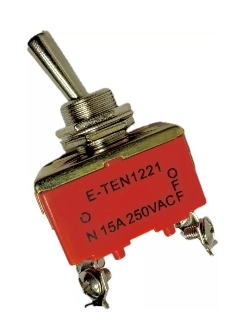 KNP KNP E-TEN 1221 is a robust 4 pin toggle switch designed for reliable on off control in various electronic applications Its durable construction and straightforward operation make it an ideal choice for both industrial and residential use.  - Image 2