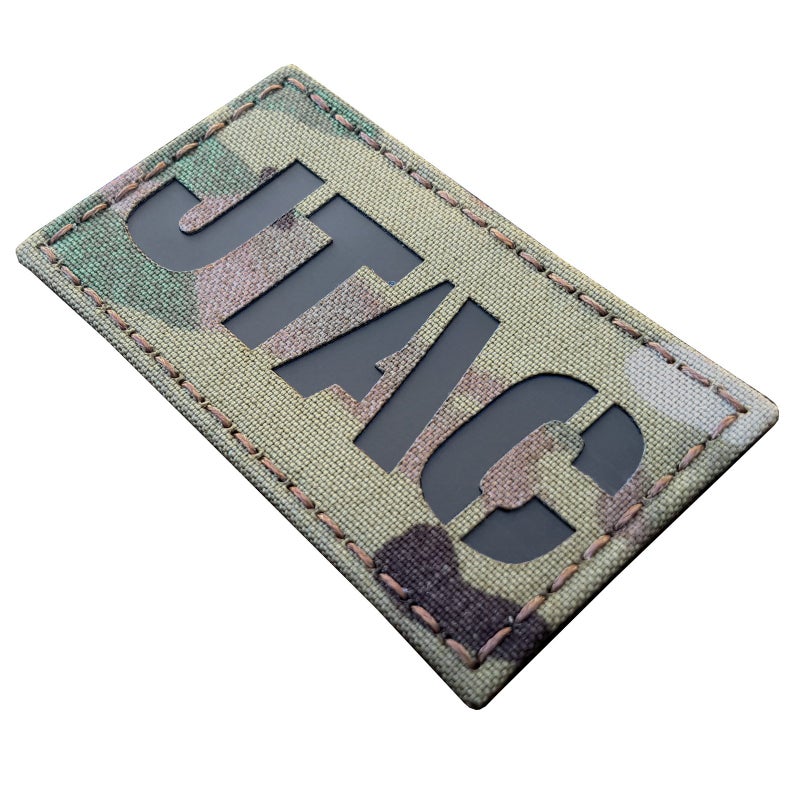 JTAC Joint Terminal Attack Controller Air Support FAC Infrared IR 35x2 Tactical Morale Touch Fastener Patch Multicam